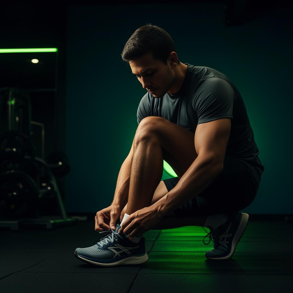 Athlete in the gym